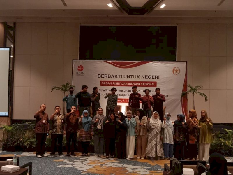 ARW - BRIN Gelar Palatihan Penyusunan Karya Tulis Ilmiah di Kota Makassar