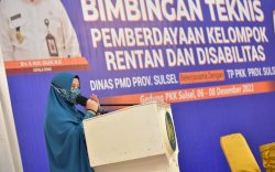 Gandeng Dinas PMD, PKK Sulsel Gelar Pelatihan Keterampilan Untuk Kelompok Rentan dan Disabilitas