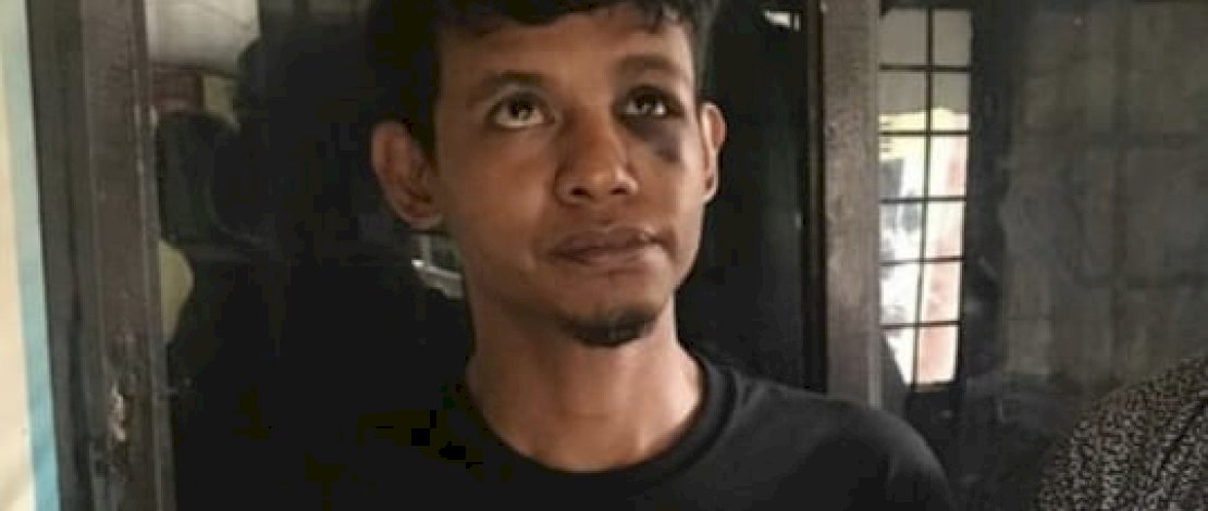 Wawan, salah satu terduga pelaku curanmor yang diduga melarikan diri dari tahanan Polres Jeneponto. 
