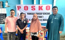 Anggota DPRD Kota Makassar, Imam Musakkar Salurkan bantuan ke Korban Kebakaran di Manggala