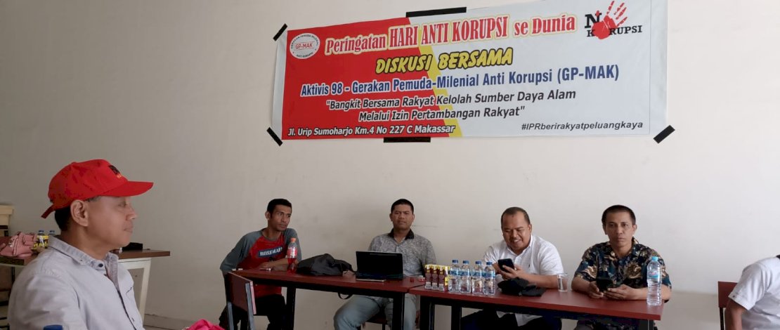 Diskusi di Hari Antikorupsi, GP-MAK Sarankan Pemerintah Terbitkan IPR