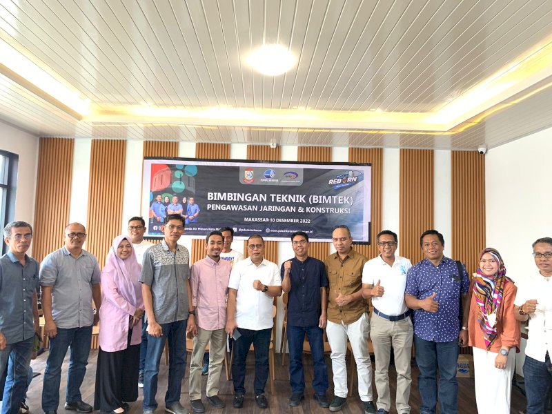 Tingkatkan Kualitas Pekerjaan, PDAM Makassar Bimtek Para Pengawas