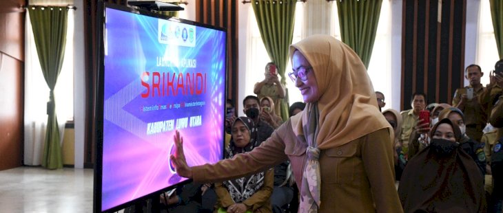 Bupati Lutra Launching Aplikasi Srikandi