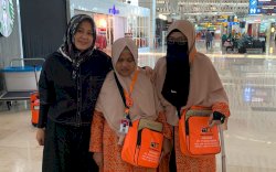 Fatmawati Rusdi Berangkatkan Umrah Qoriah Tunanetra Asal Kabupaten Sidrap