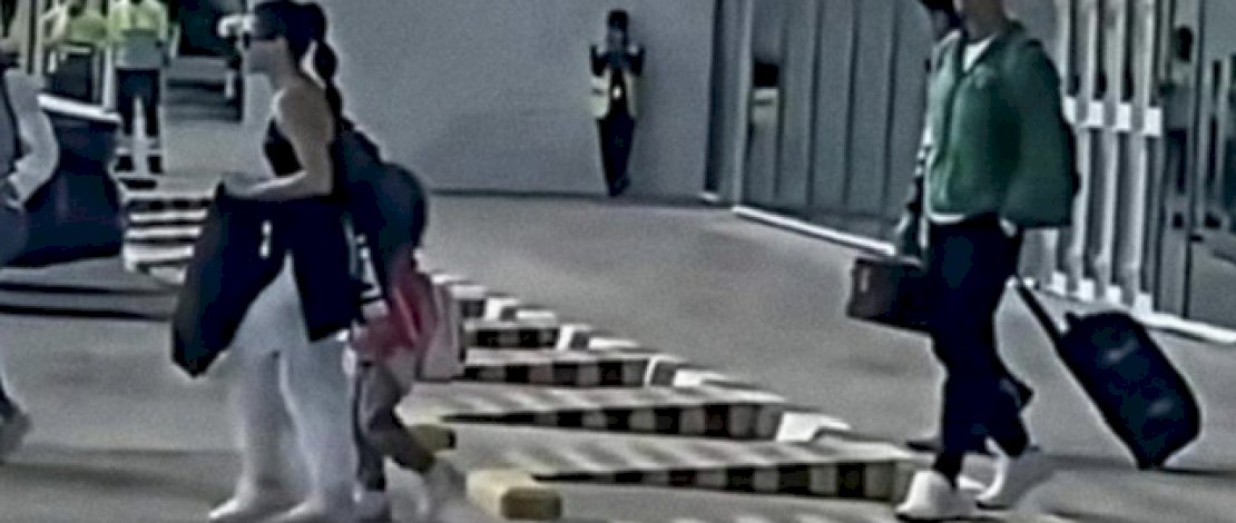 Potret Christiano Ronaldo tinggalkan Qatar.