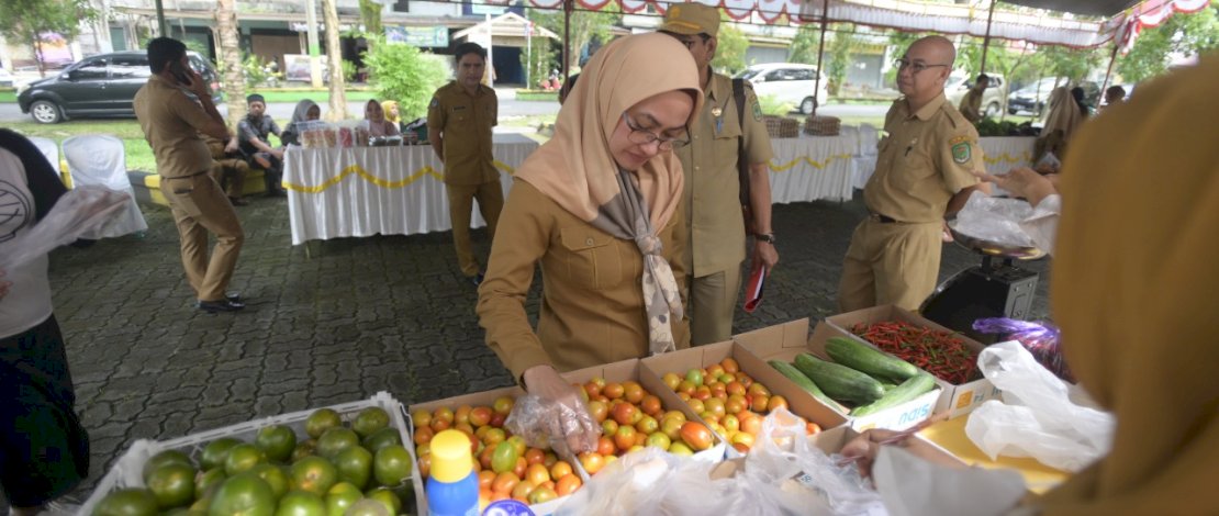 Upaya pengendalian inflasi jelang Natal dan Tahun Baru, DPKP Luwu Utara Gelar Pasar Murah