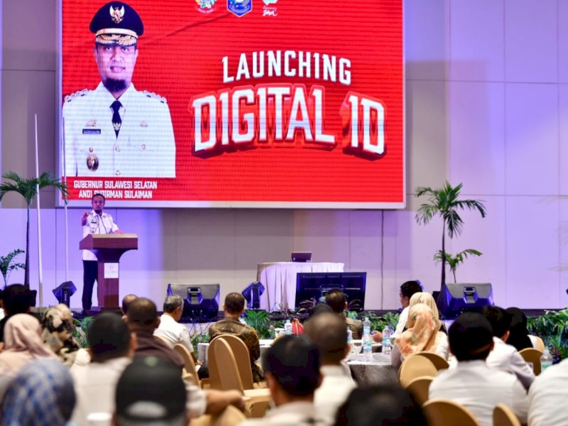 Digitalisasi Data Kependudukan, Gubernur Sulsel Launching Digital ID