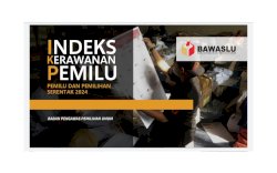 Tiga Daerah di Sulsel Tercatat Memiliki Indeks Kerawanan Pemilu yang Tinggi 