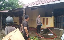 Kebakaran di Aspol Tello, Kerugian Ditaksir Rp300 Juta