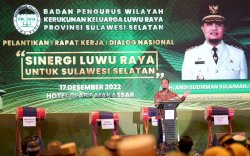 Pelantikan KKLR, Andi Sudirman Tegaskan Komitmen Bangun Luwu Raya