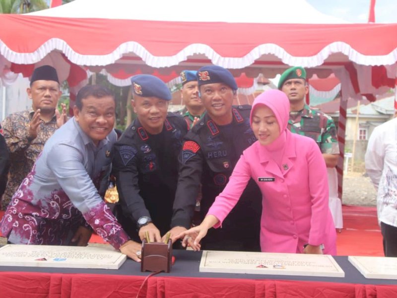 Diresmikan Dansat Brimob, Flat Brimob Bone Siap Digunakan