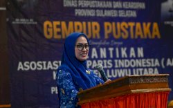 Hadiri Pelantikan AAI, Indah Putri Indriani Harap Sulawesi Selatan Menjadi daerah Literasi yang terdepan