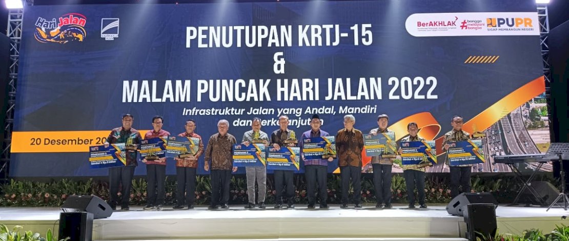 Wakili Indonesia Timur Pemkab Maros Juara Lomba Jalan Nasional 2022