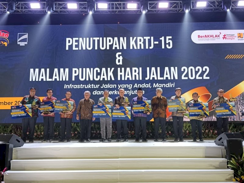 Wakili Indonesia Timur Pemkab Maros Juara Lomba Jalan Nasional 2022