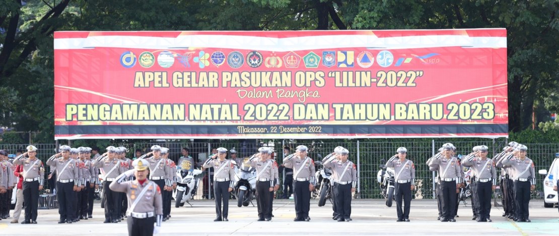 Berikan Rasa Aman, Polda Sulsel Terjunkan 4.670 Personel dalam Operasi Lilin Nataru 2023