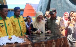 Resmikan Lumbung Pangan Gapoktan Awo-Awo, Bupati Minta Siapkan Cadangan Minimal 5 Ton