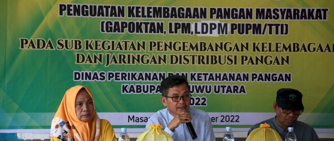 DPKP Lutra Gelar Temu Teknis Penguatan Kelembagaan Pangan