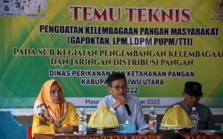 DPKP Lutra Gelar Temu Teknis Penguatan Kelembagaan Pangan