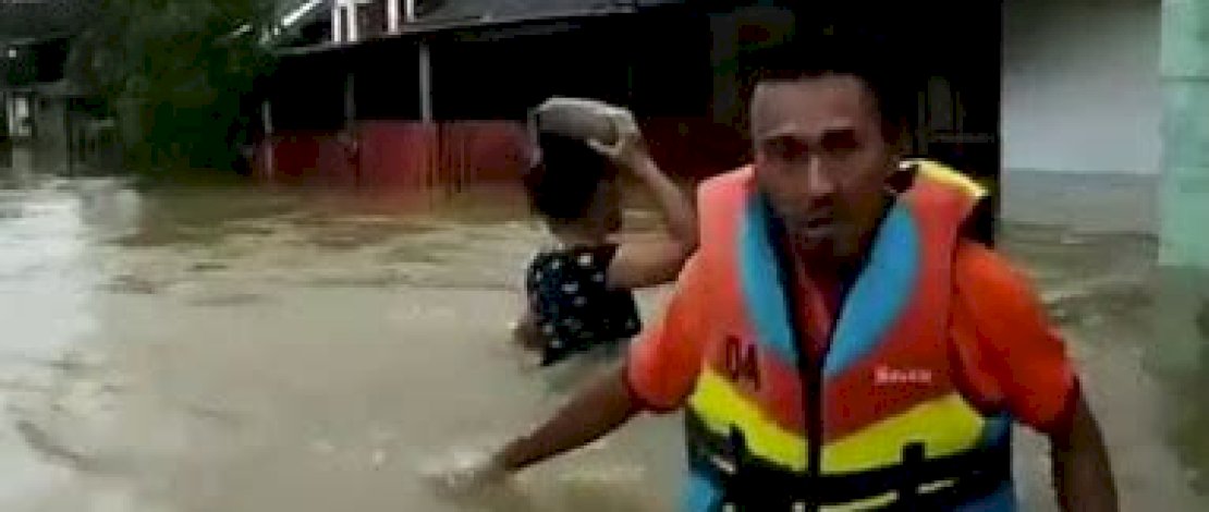 ilustrasi banjir di maros (dok: internet)