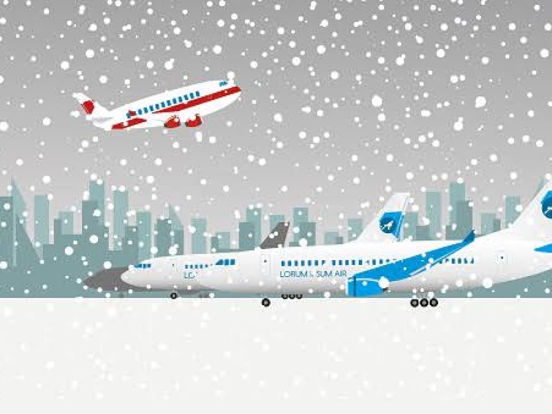 Badai Musim Dingin Landa AS, 5.700 Penerbangan Dibatalkan 