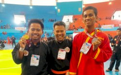 Santri Buqatun Mubarakah Sabet Puluhan Medali pada Kejuaraan Nasional Pencak Silat Makassar