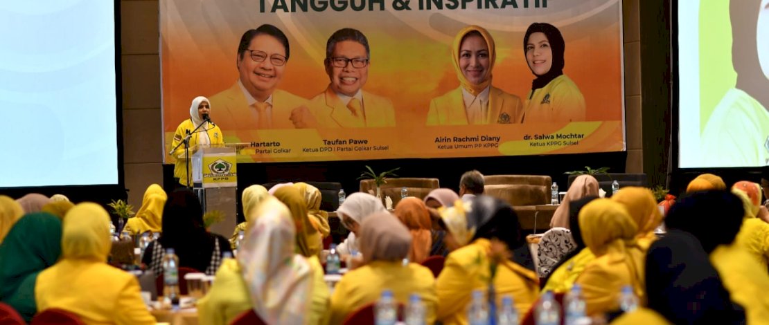 KPPG Sulsel menggelar talk show bertajuk Menjadi Perempuan Tangguh dan Inspiratif, di Hotel Novotel, Senin, 26 Desember 2022.