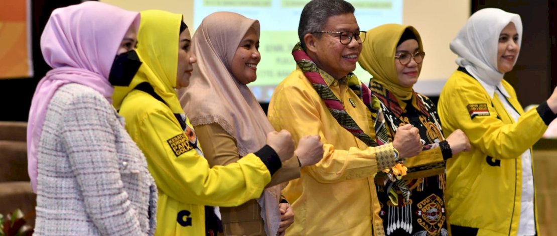 Peringati Hari Ibu, Taufan Pawe Minta KPPG Sulsel Siapkan Perempuan Tangguh untuk Caleg Golkar