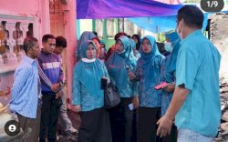 TP PKK Kecamatan Makassar Salurkan Bantuan untuk Korban Kebakaran  di Maccini