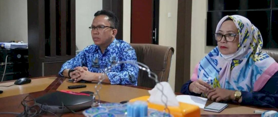 Sekcam Makassar Wakilli Camat Rakor Virtual Bahas Longwis dan Persiapan Idul Adha