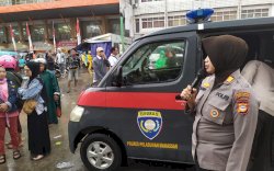 Cegah Penjarahan ,Polisi Larang Warga Masuk TKP Kebakaran Pasar Sentral