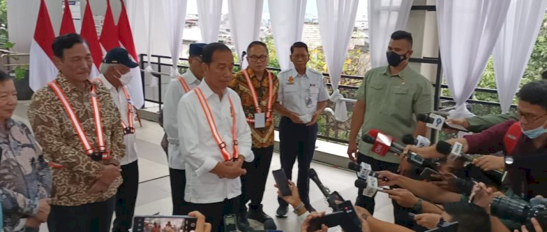 Presiden Jokowi di Stasiun Manggarai (Foto : MPI)