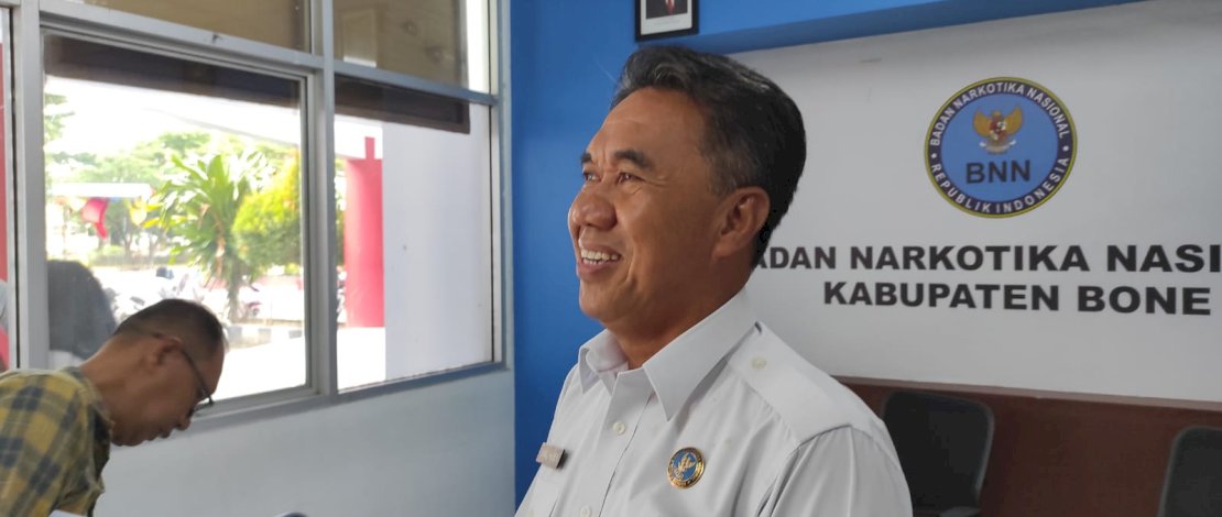 Kepala BNNK Bone AKBP Ismail Husain
