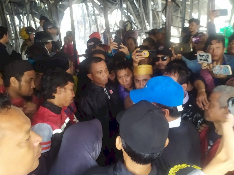 Usut Kebakaran Pasar Sentral, Polres Pelabuhan Mulai Periksa Saksi-saksi