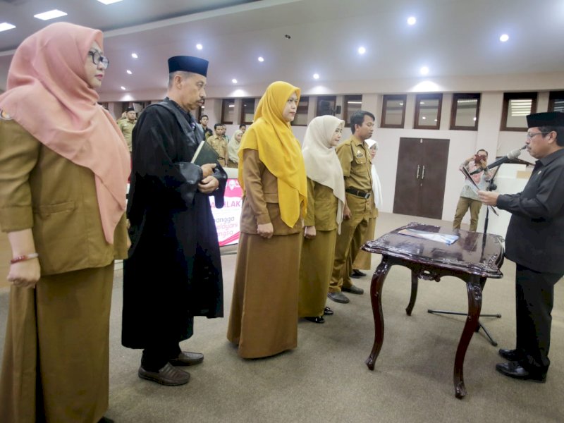 Lantik 119 Pejabat Fungsional, Sekda Kota Makassar Ingatkan Batasan Kewenangan