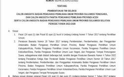 Dosen Hingga Jurnalis, Ini Lima Timsel Calon Anggota Bawaslu Aceh, Sultra, dan Sulsel