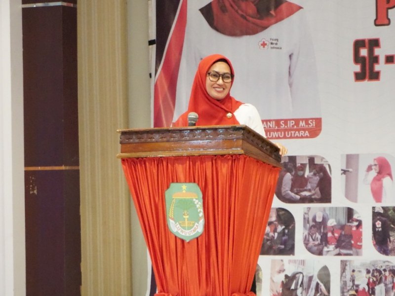 PMI Kecamatan di Lutra Diminta  Bentuk Tim SIBAT, Ini Tugasnya