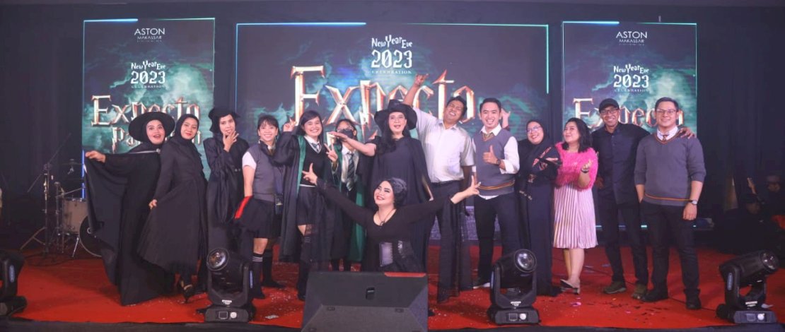 Pecah!  Expecto Patronum  by Aston Makassar Sukses Tutup 2022 dengan Meriah