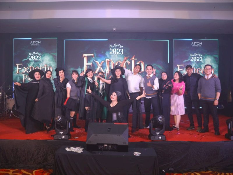 Pecah!  Expecto Patronum  by Aston Makassar Sukses Tutup 2022 dengan Meriah