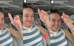  Berhasil Mainkan Lato-lato, Amanda Manopo Tersenyum Girang