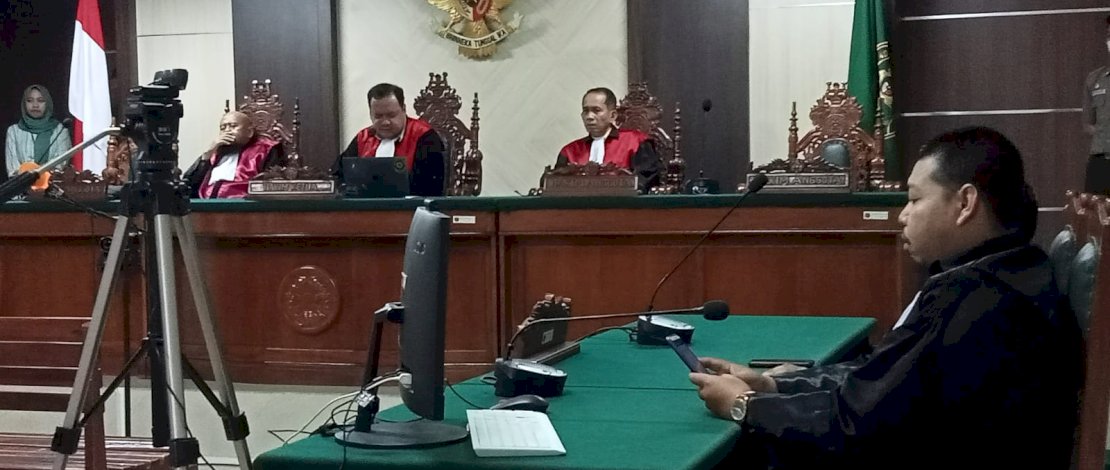 Majelis Hakim membacakan vonis dua pelaku pembunuhan terhadap pegawai Dishub Makassar, Najamuddin Sewang, pada sidang yang digelar di Pengadilan Negeri Makassar, Jumat, 6 Januari 2023.