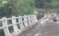 Akses Masyarakat Lumpuh, Pemkab Jeneponto Minta Perpanjangan Pengerjaan Jembatan Munte