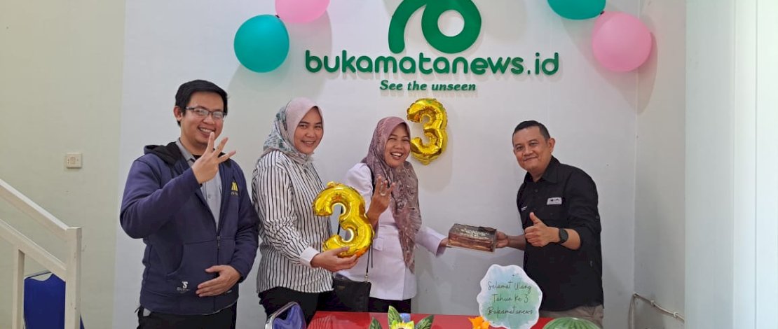 Hadir di Redaksi Bukamatanews, Diskominfo Makassar Doakan Jadi Media Daring Nomor 1