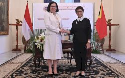 Menlu Indonesia dan Timor Leste Bertemu Bahas Pembangunan  Joint Industrial Park