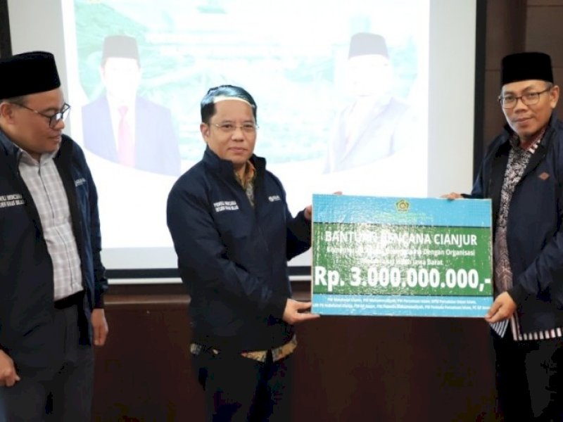 Kemenag Salurkan Bantuan Rp3 M untuk Korban Gempa Cianjur Lewat Ormas