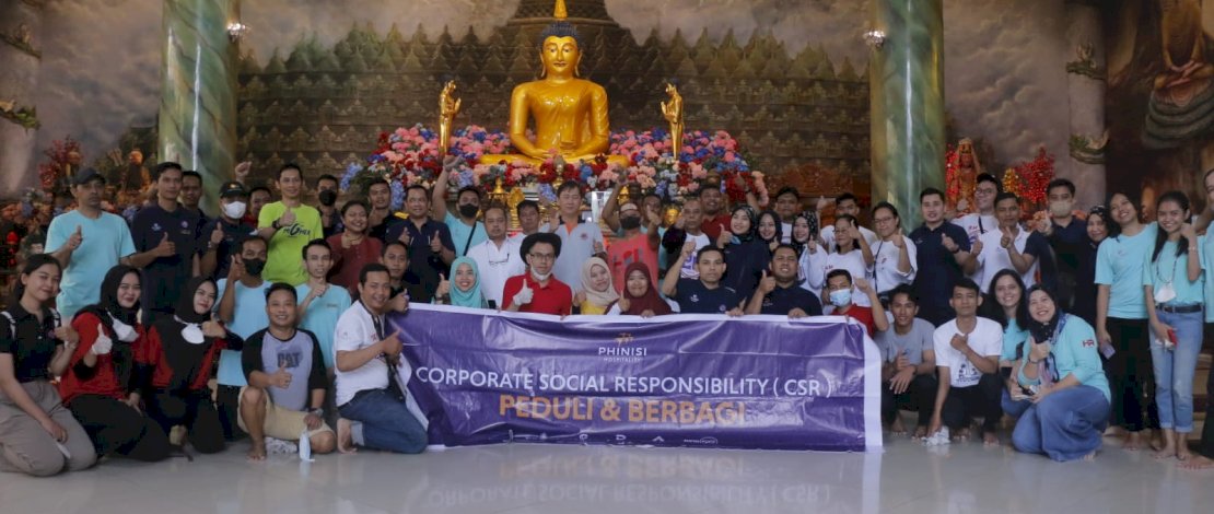 Sambut Imlek, Phinisi Hospitality Indonesia Bersih-bersih Vihara Sambut Imlek, Phinisi Hospitality Indonesia Bersih-bersih Vihara