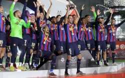 Pecah Telur! Barcelona Angkat Piala Super Spanyol , Perdana Setelah Ditinggal Messi