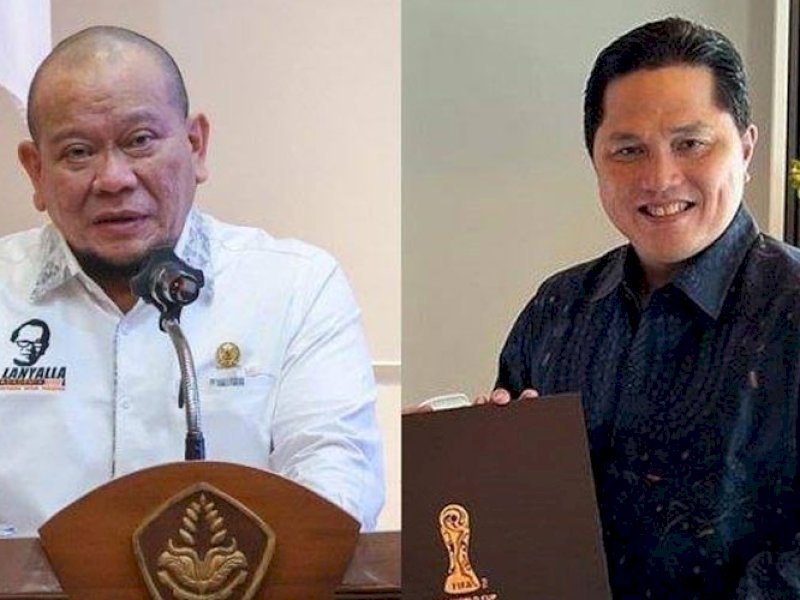  Erick Thohir dan La Nyalla Mattalitti Resmi Maju Menjadi Calon Ketua Umum PSSI