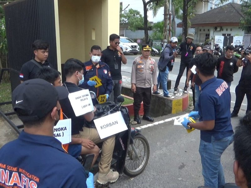 35 Adegan Diperagakan di Rekonstruksi Pembunuhan Bocah MS