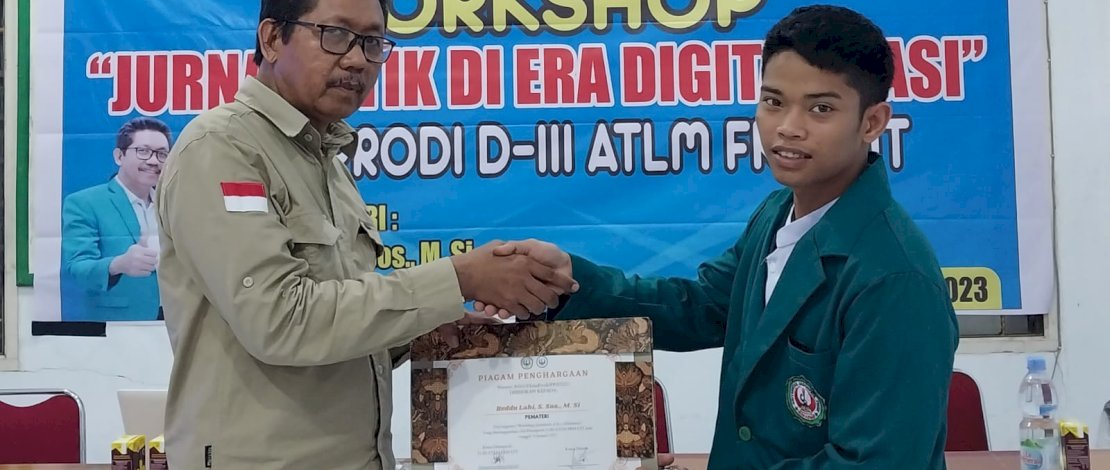 Sadar Pentingnya Peran Jurnalistik di Era Digitalisasi, Prodi D3 ATLM FKM UIT Gelar Workshop 
