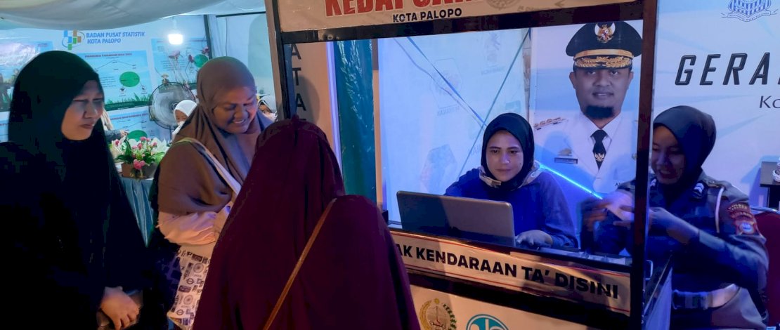 Warga Palopo, Ada Cek Kesehatan Gratis di Gerai Samsat  di Pasar Rakyat Pancasila 